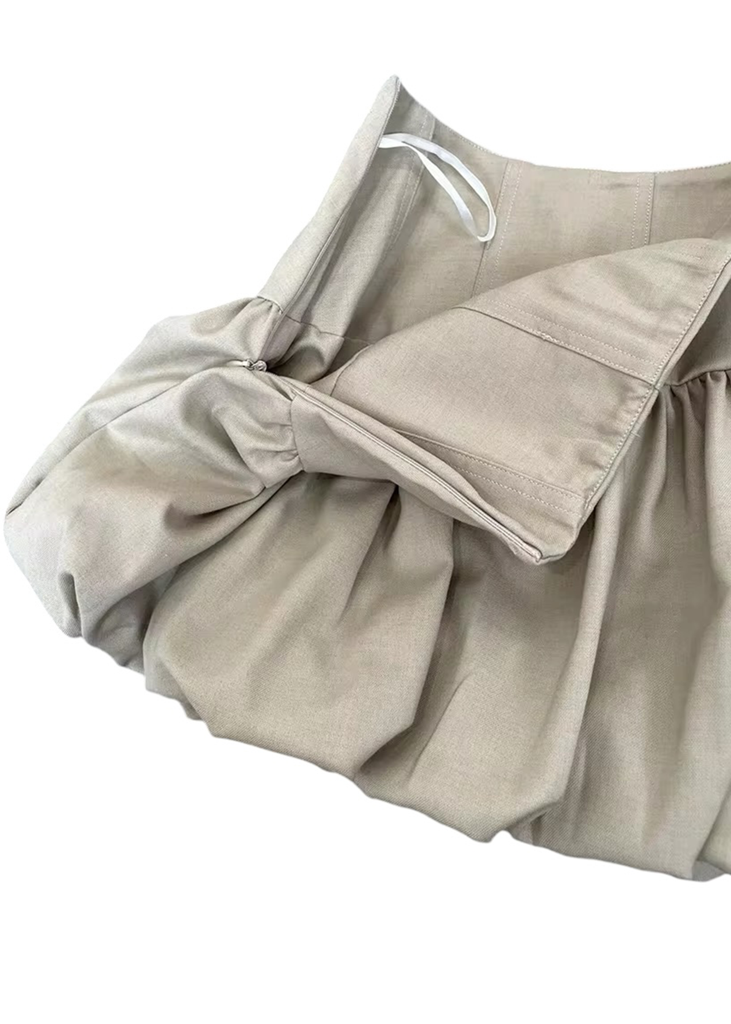 Alivia Mini Skirt - Beige