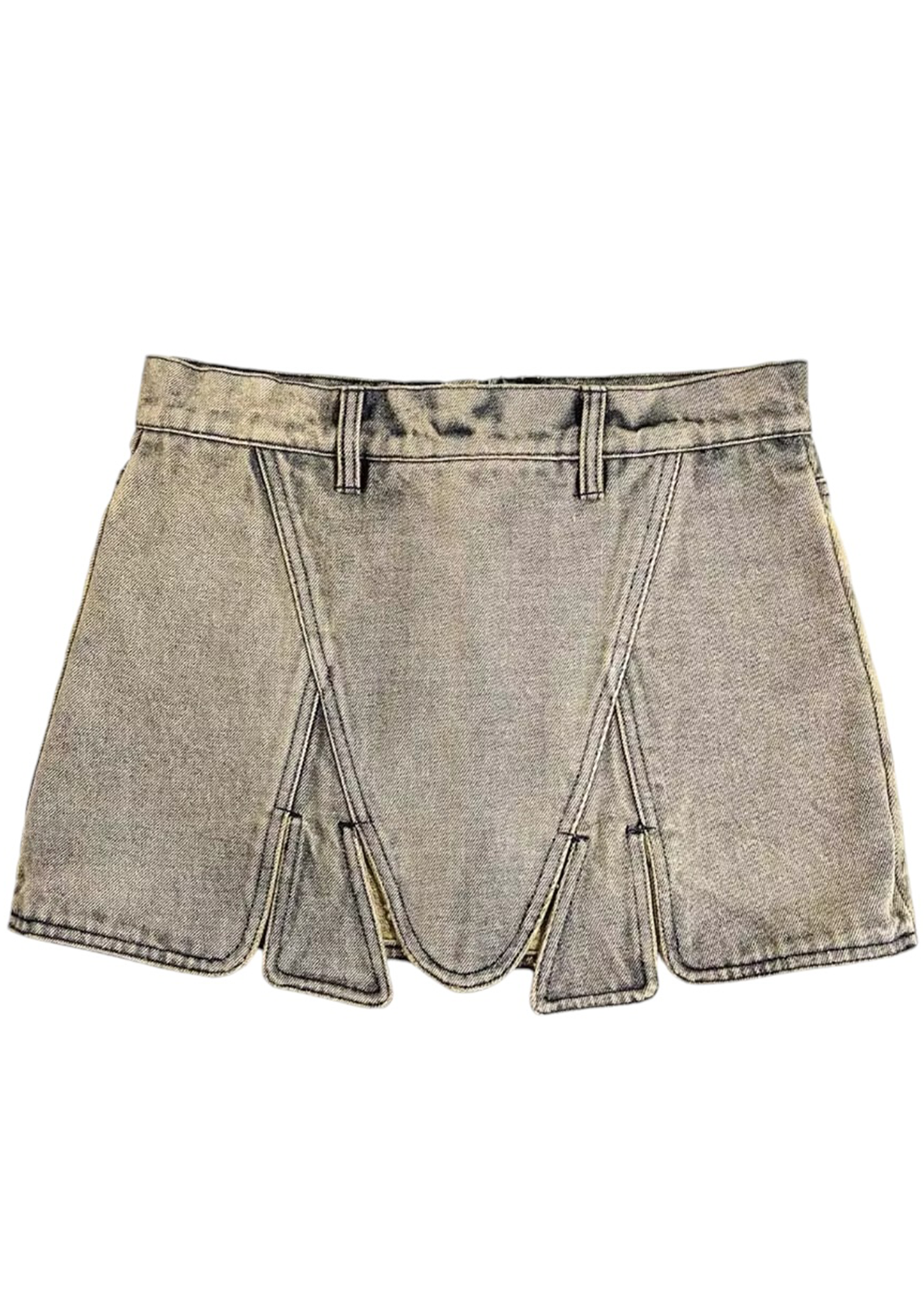 Nylah Denim Mini Skirt