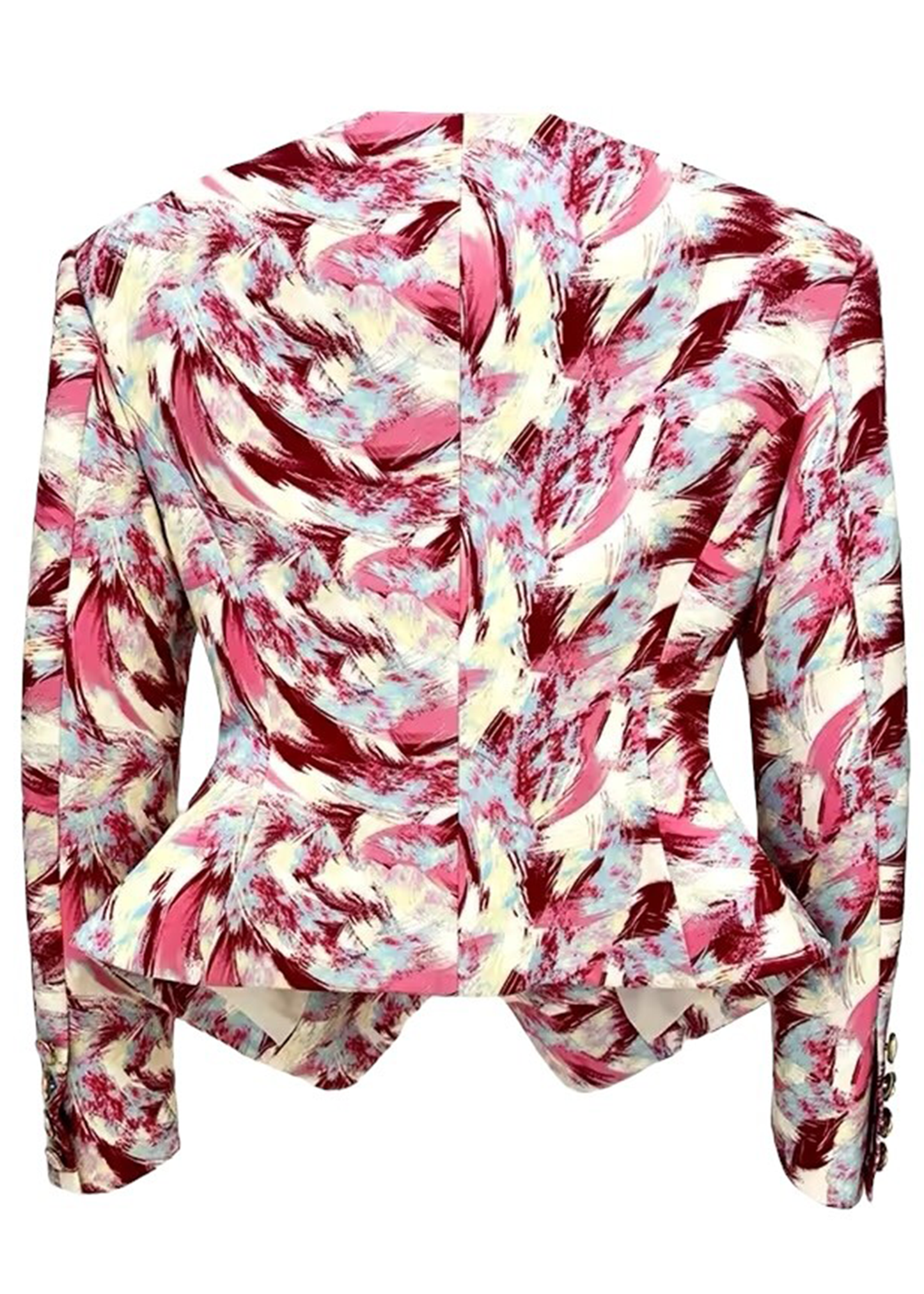Nyra Blazer - Pink and Red