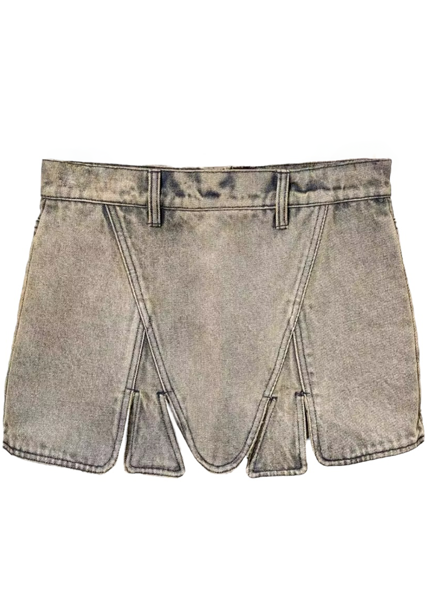 Nylah Denim Mini Skirt
