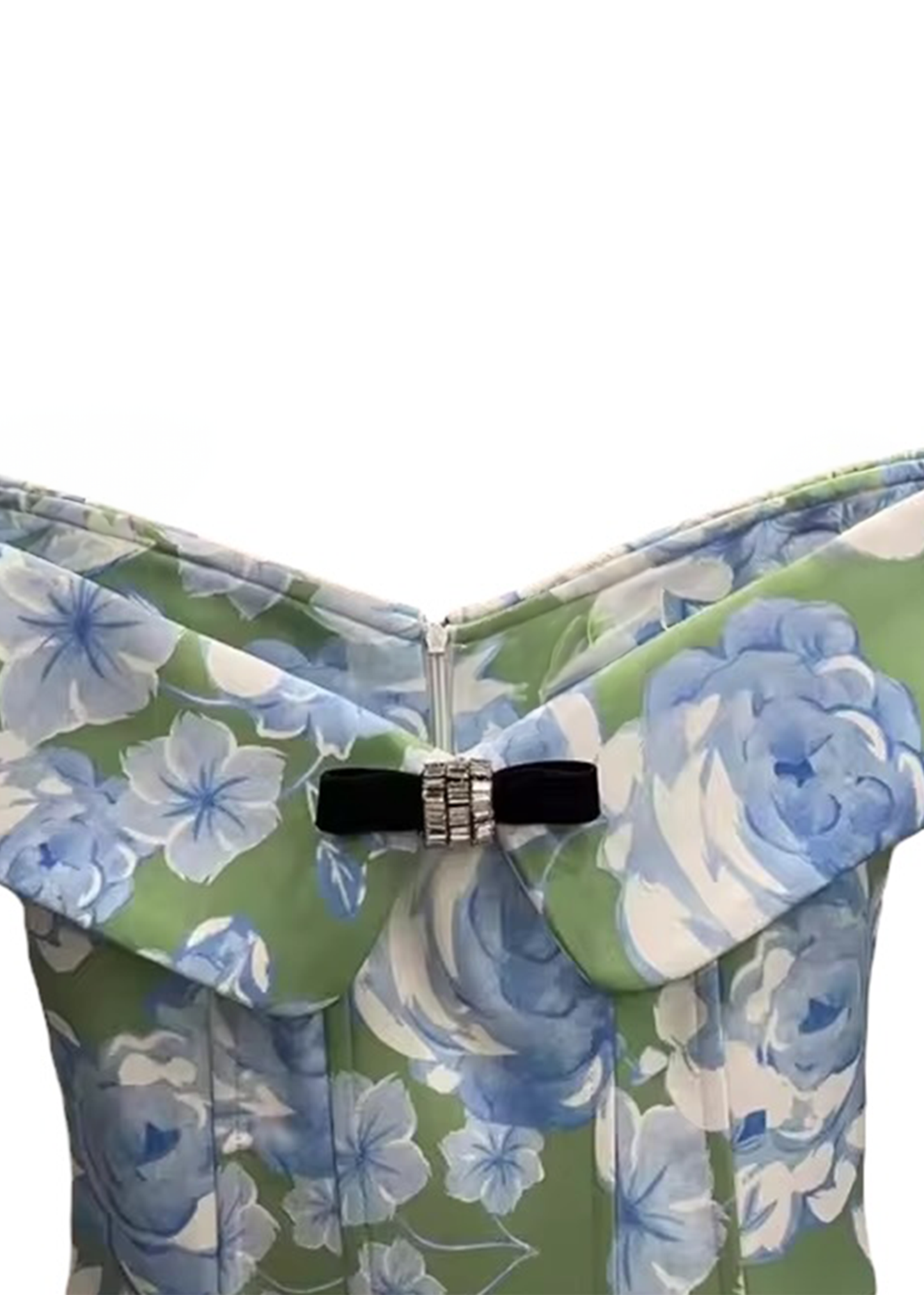 Ivy Mini Dress - Green and Blue