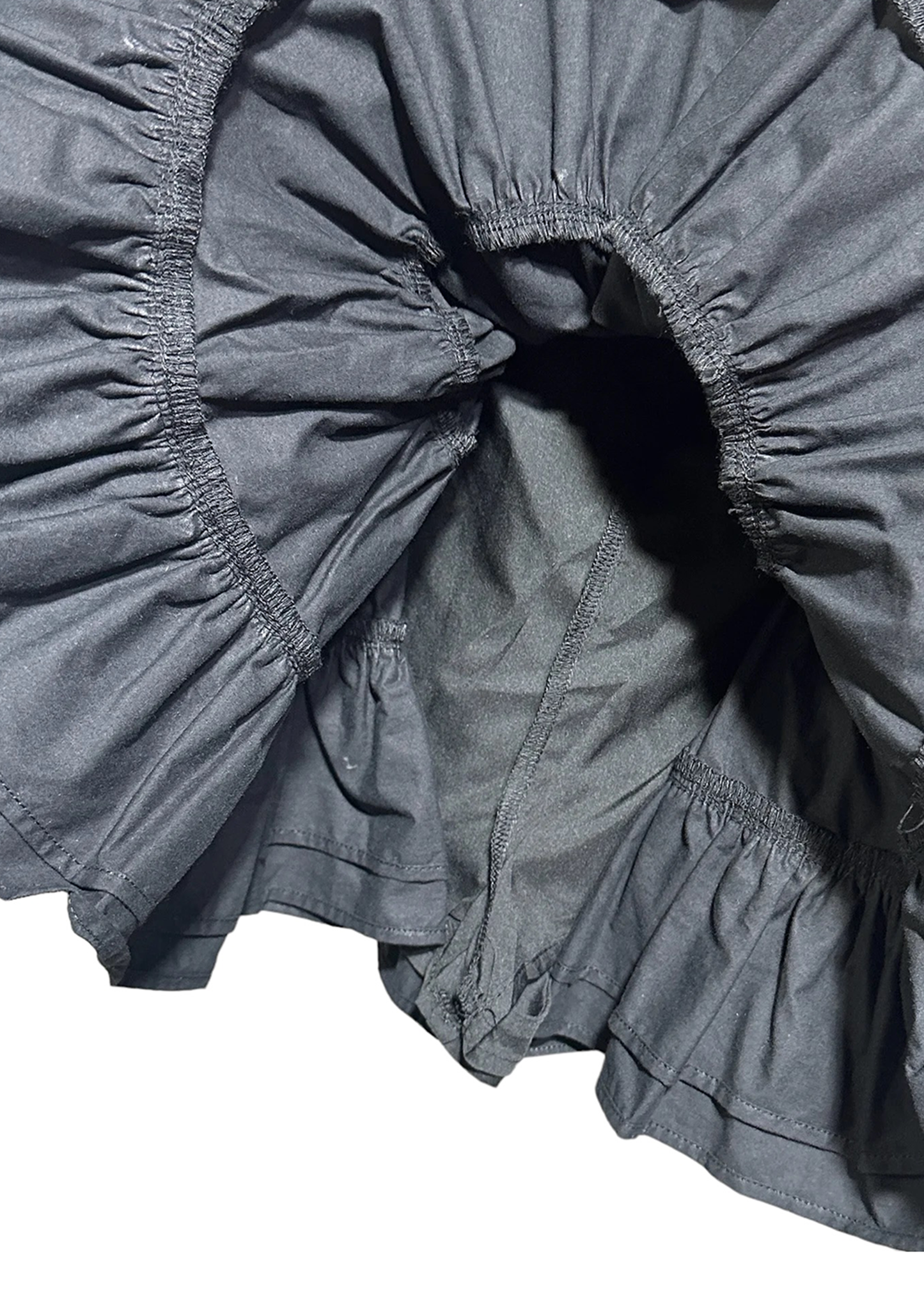 Willa Micro Mini Ruffle Skirt - Black