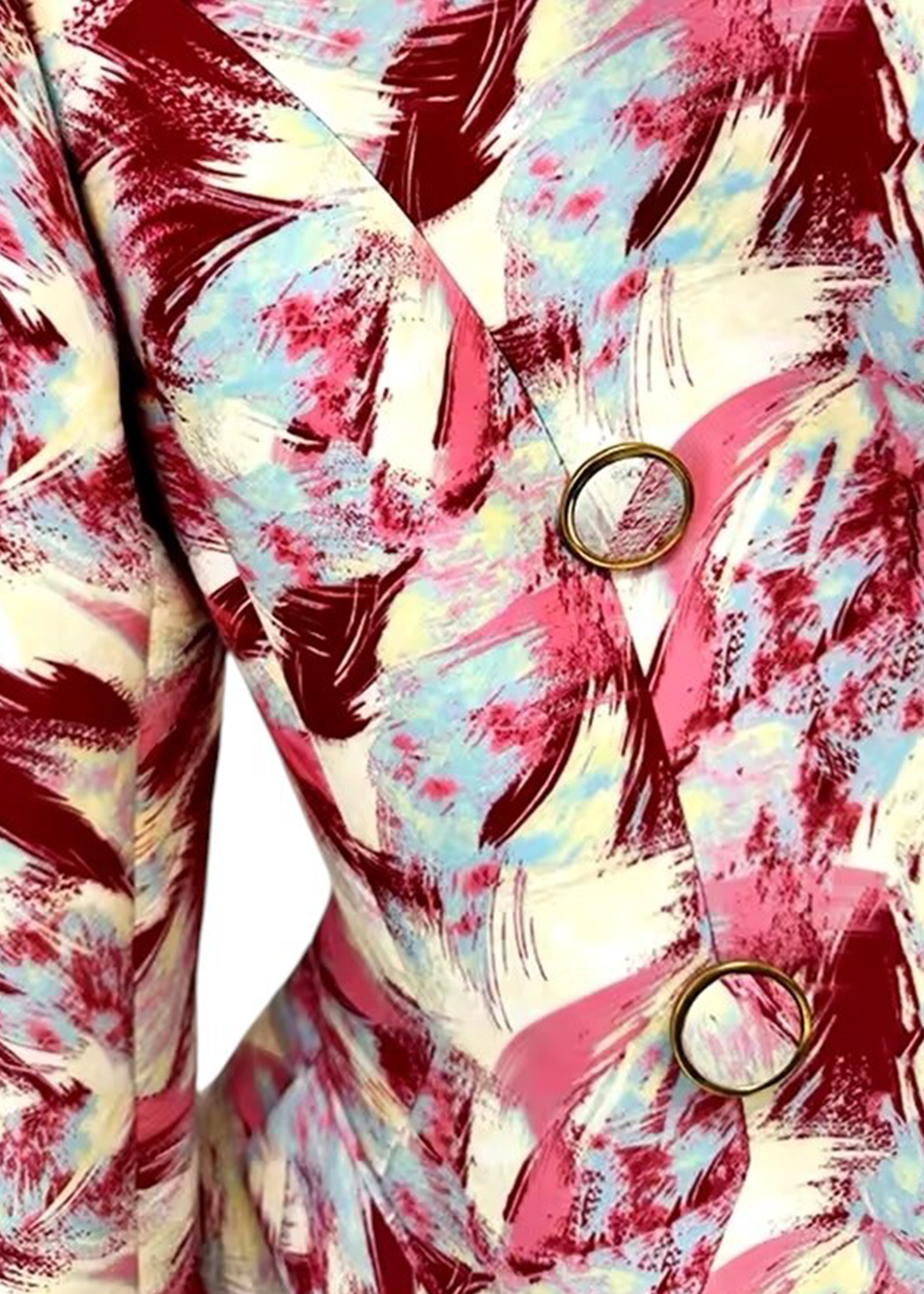 Nyra Blazer - Pink and Red