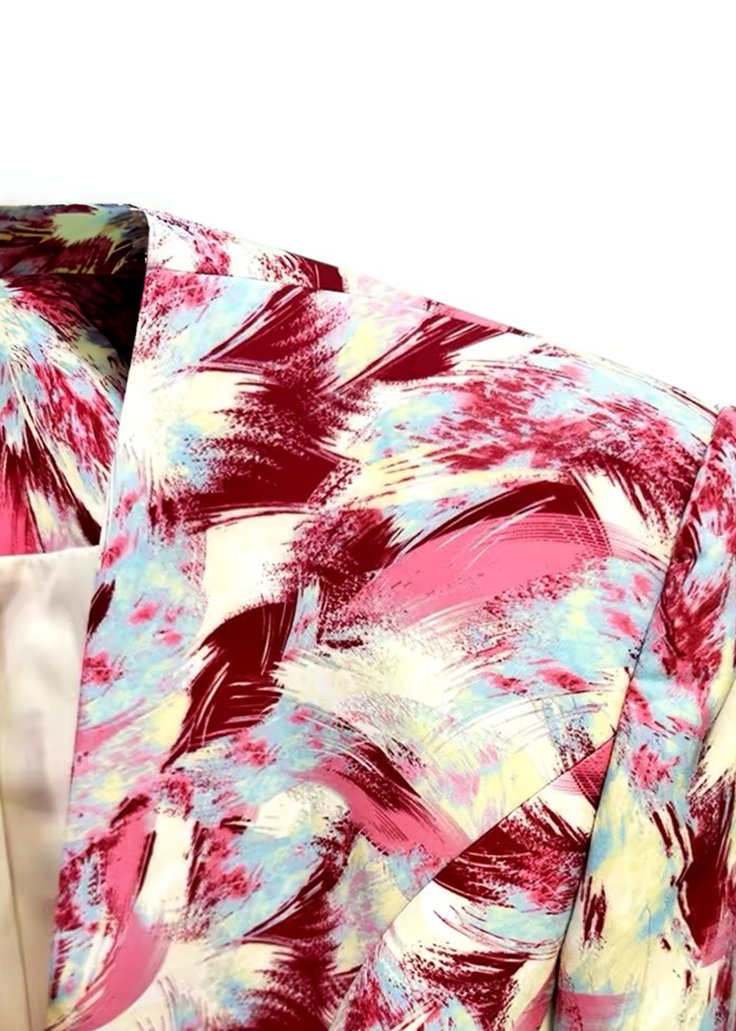 Nyra Blazer - Pink and Red