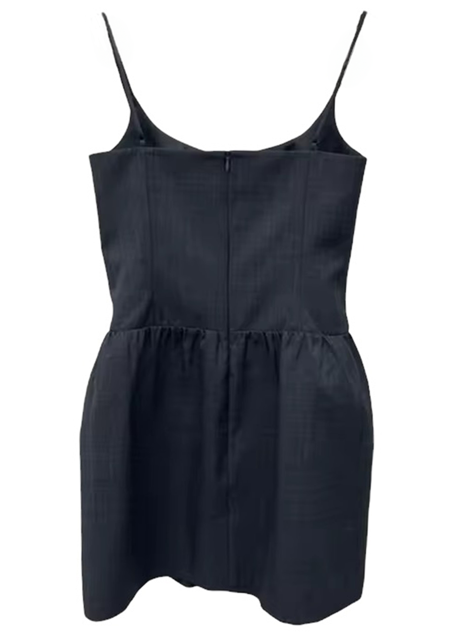 Lachlan Bow Micro Mini Dress - Grey