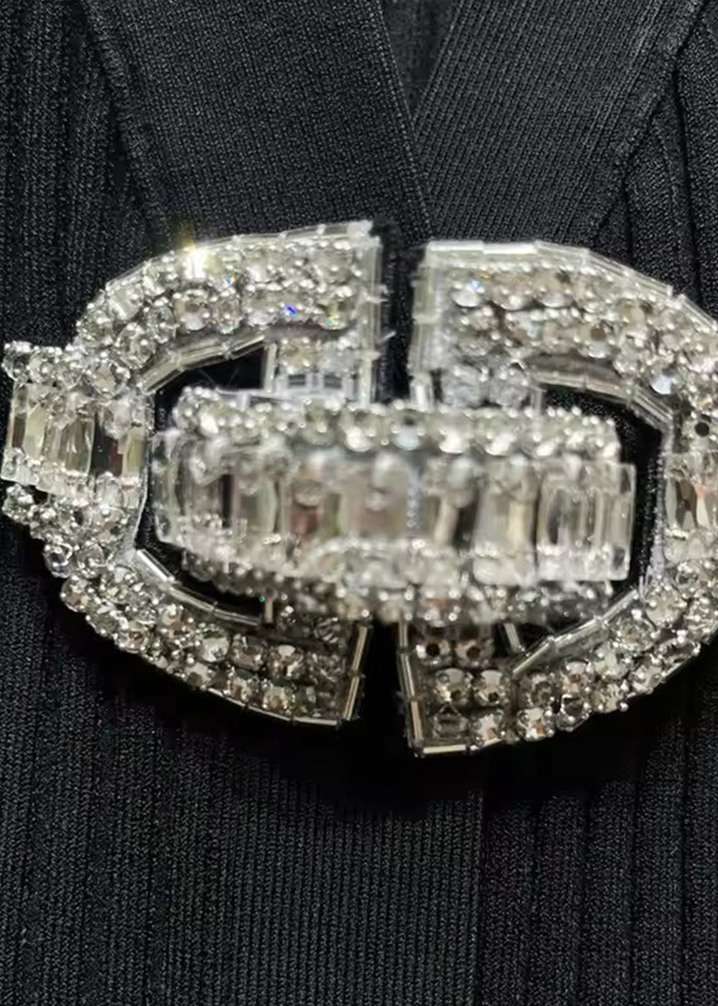 Luisa Knitted Rhinestone Top