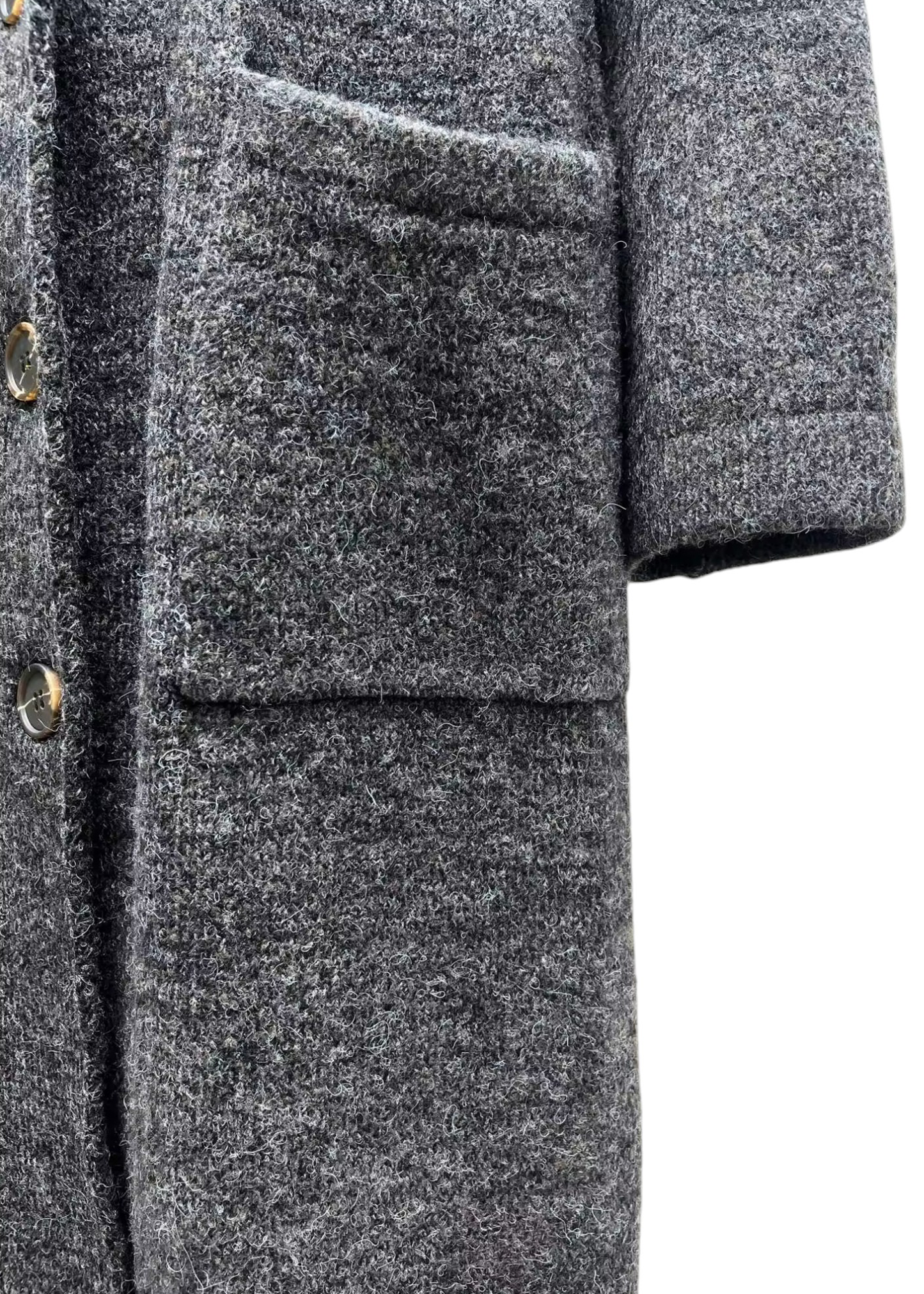 Harper Detachable Faux Fur Collar Coat