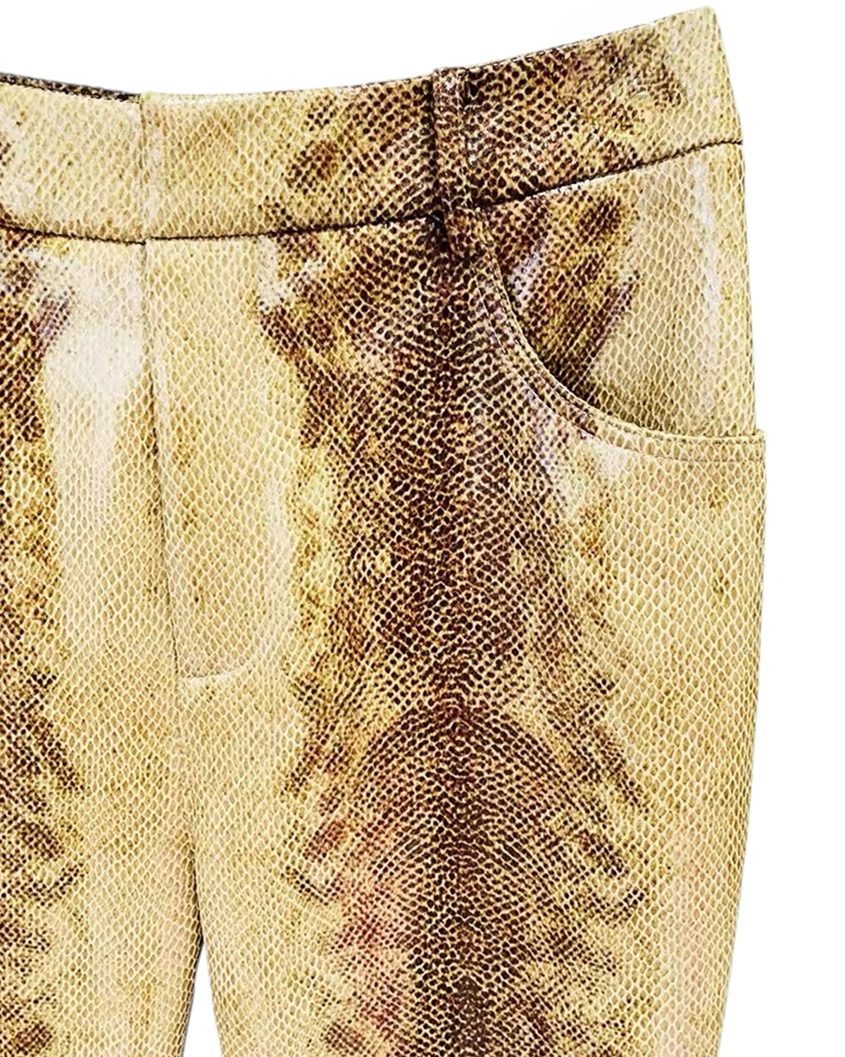 Taylor Snake Skin Bell Bottoms