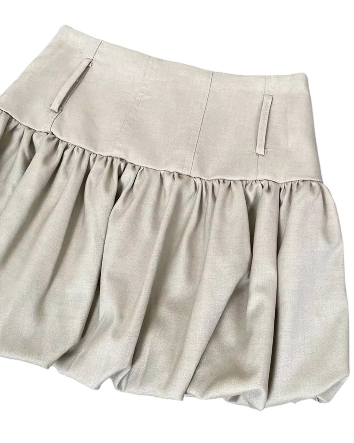 Alivia Mini Skirt - Beige