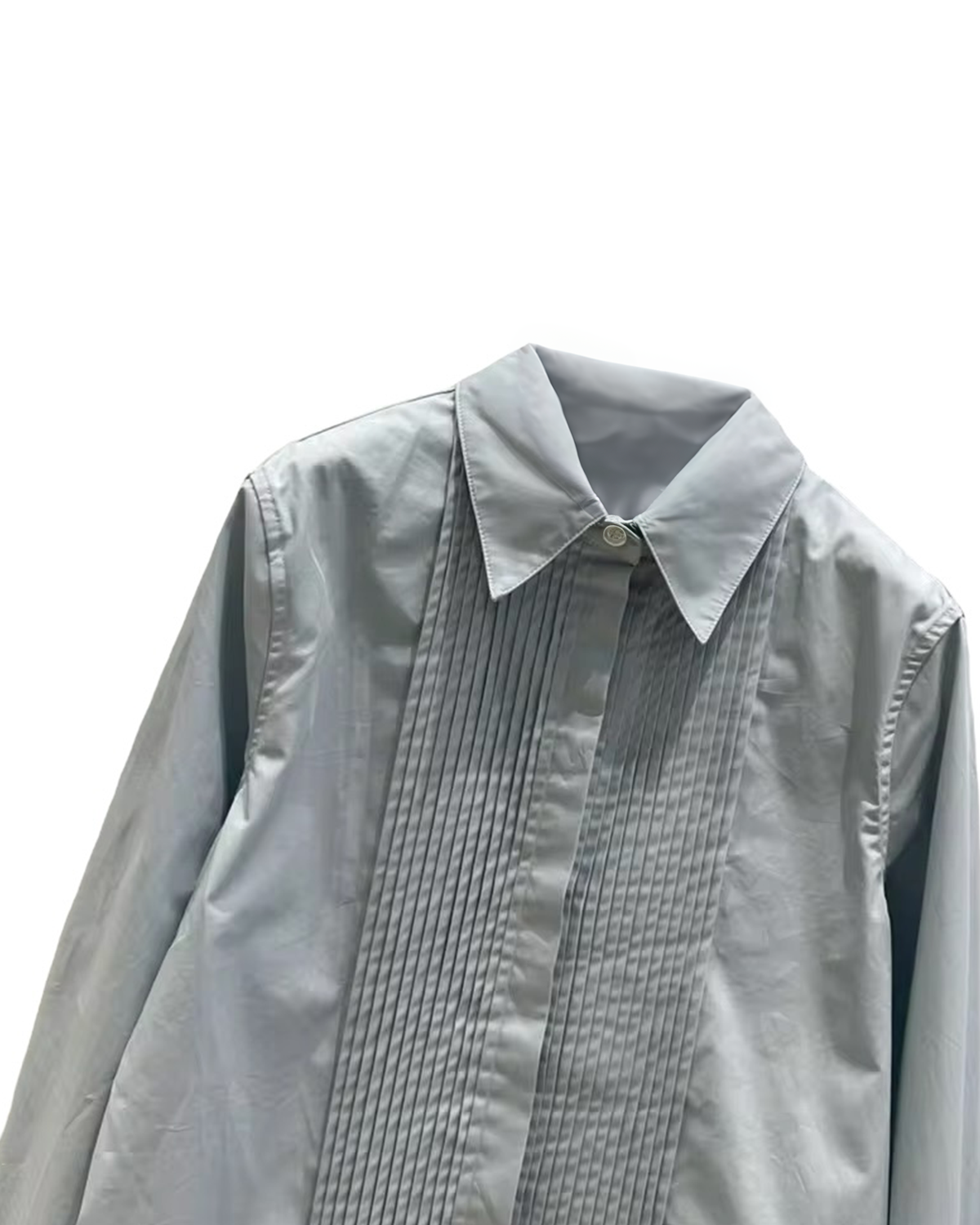 Hazel Lapel Button Up - Blue