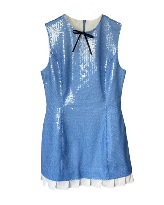 Gracie Sequin Dress - Blue