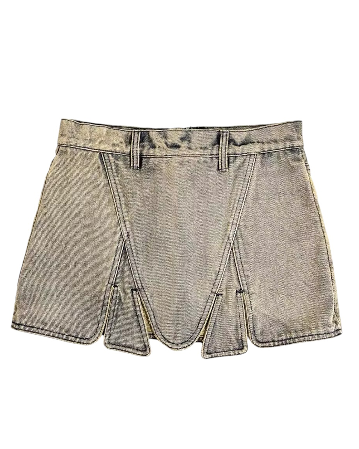 Nylah Denim Mini Skirt