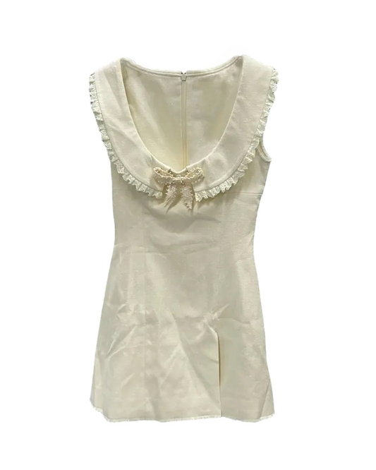 Arlo Mini Dress - Off White