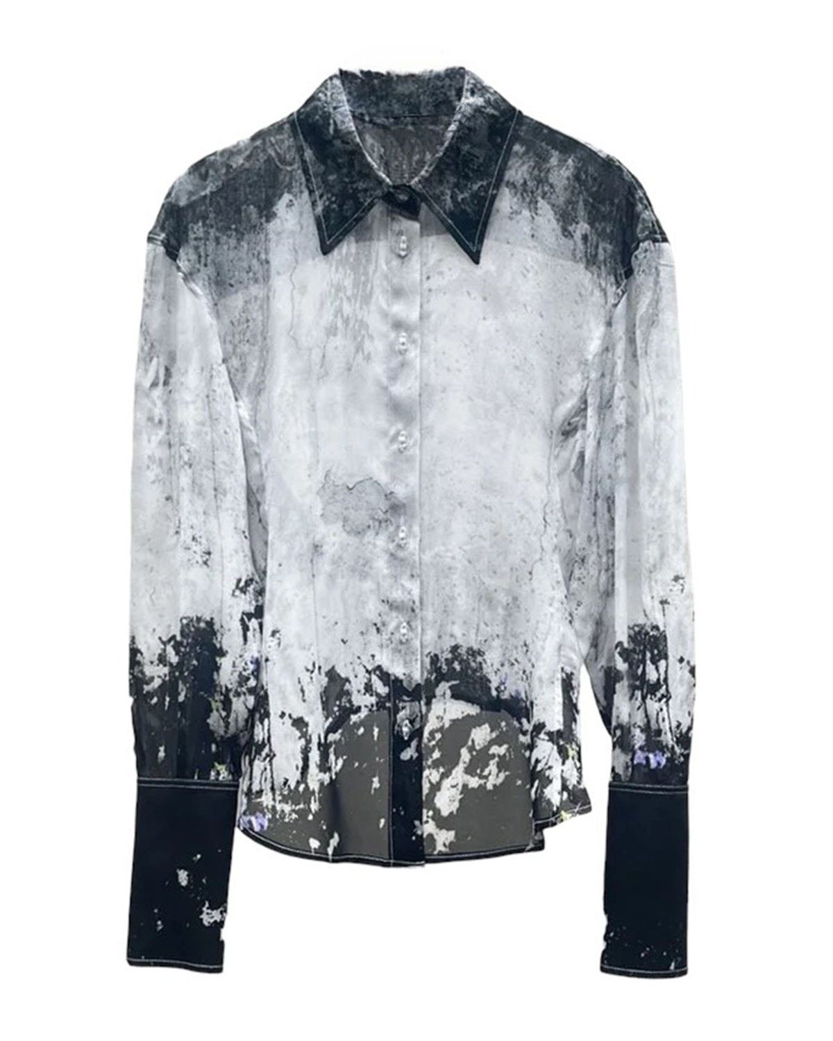 Vera Sheer Button Up