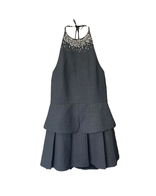 Calliope Halter Dress - Gray