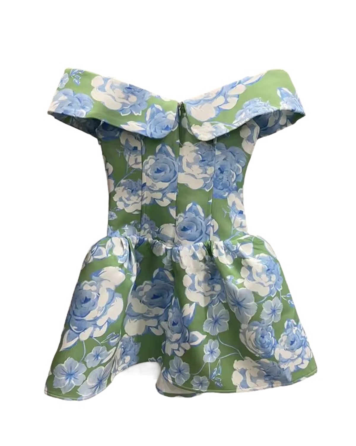 Ivy Mini Dress - Green and Blue