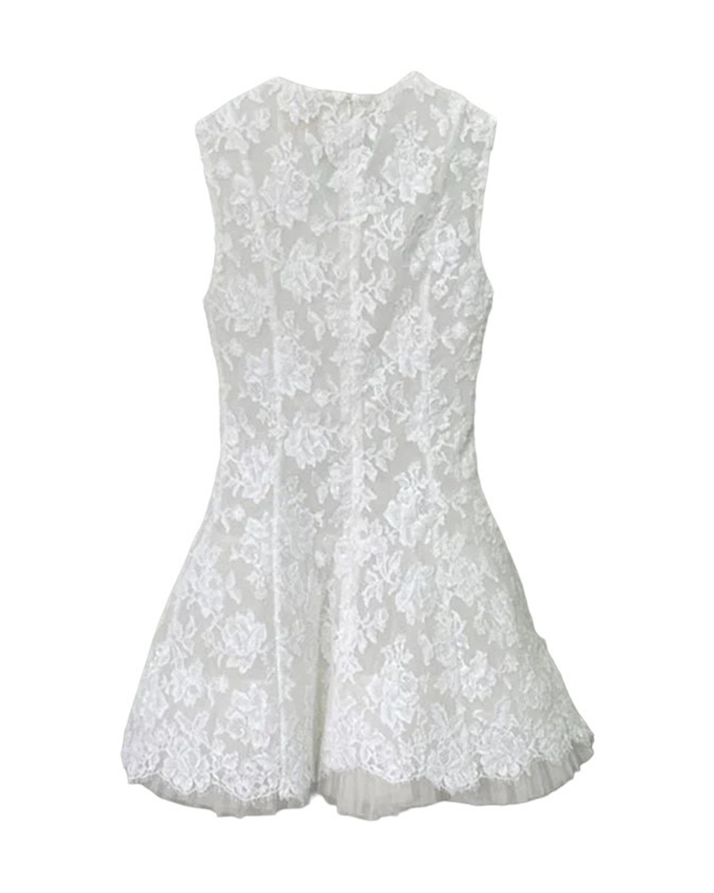 Aurora Lace Mini Dress - White