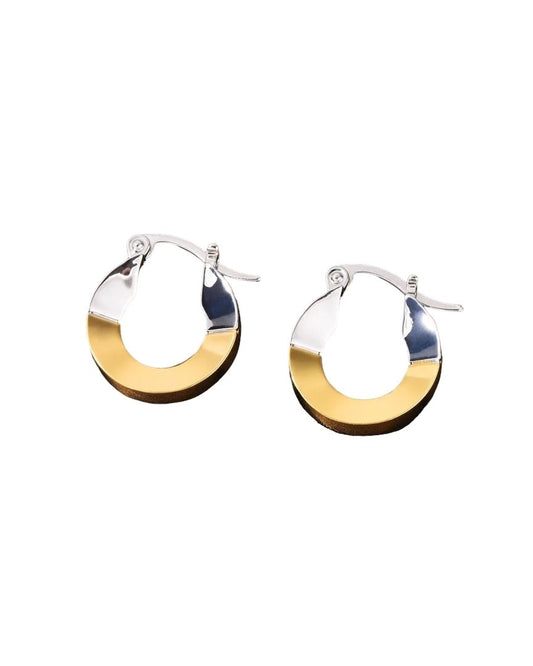 Alice Two-Tone Hoops