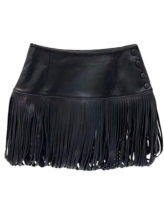 Trinity Leather Mini Skirt