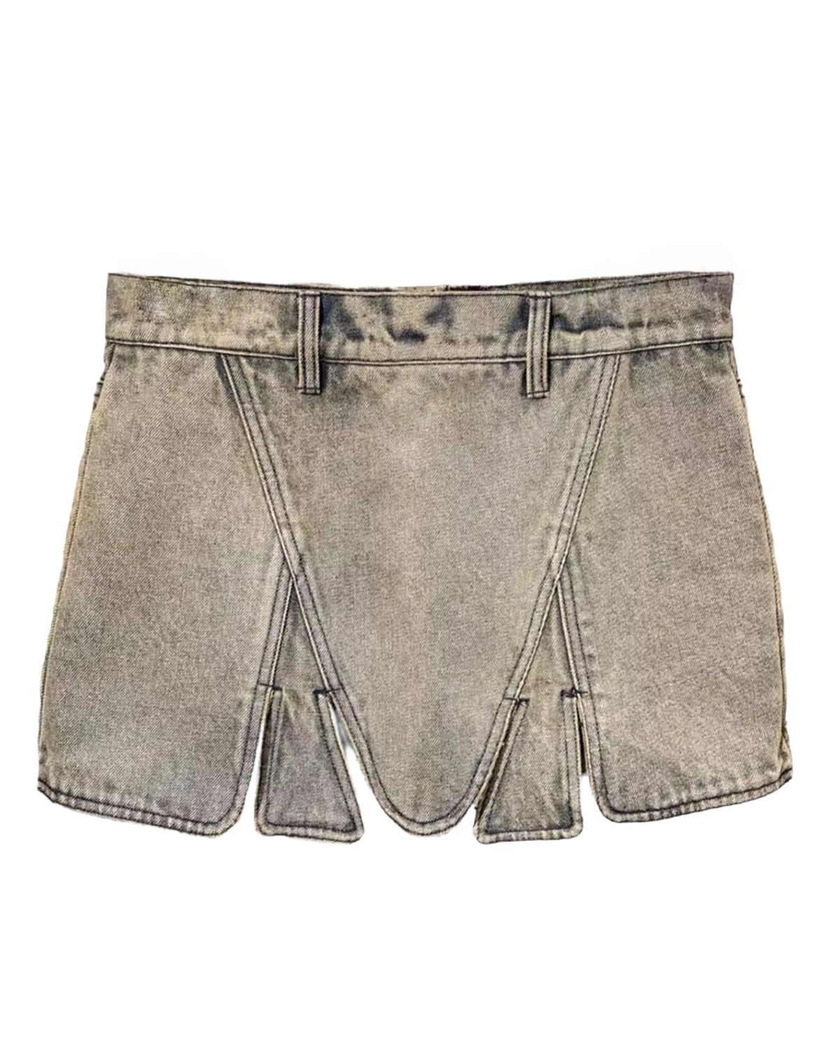 Nylah Denim Mini Skirt