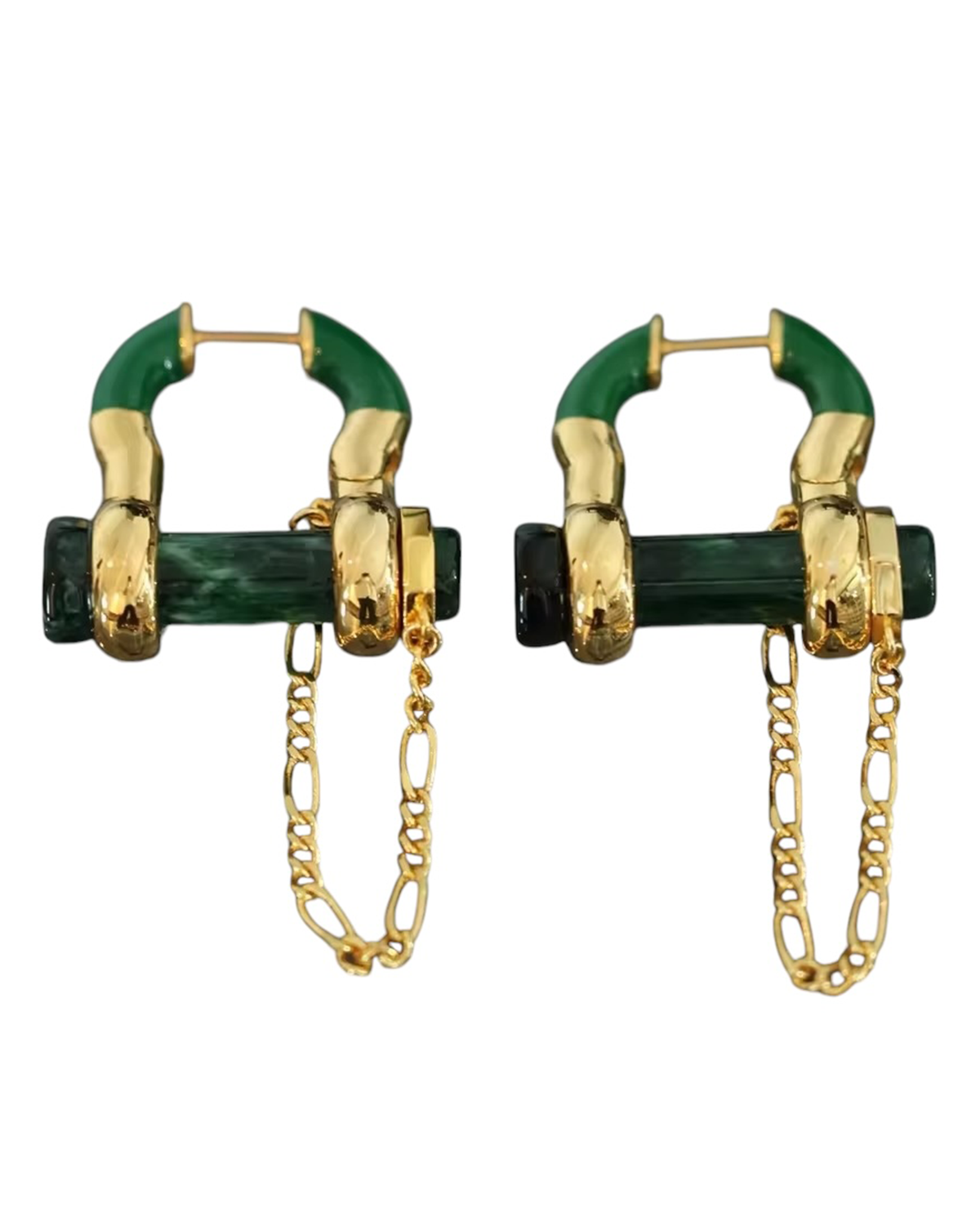 Hunter Earrings - Green