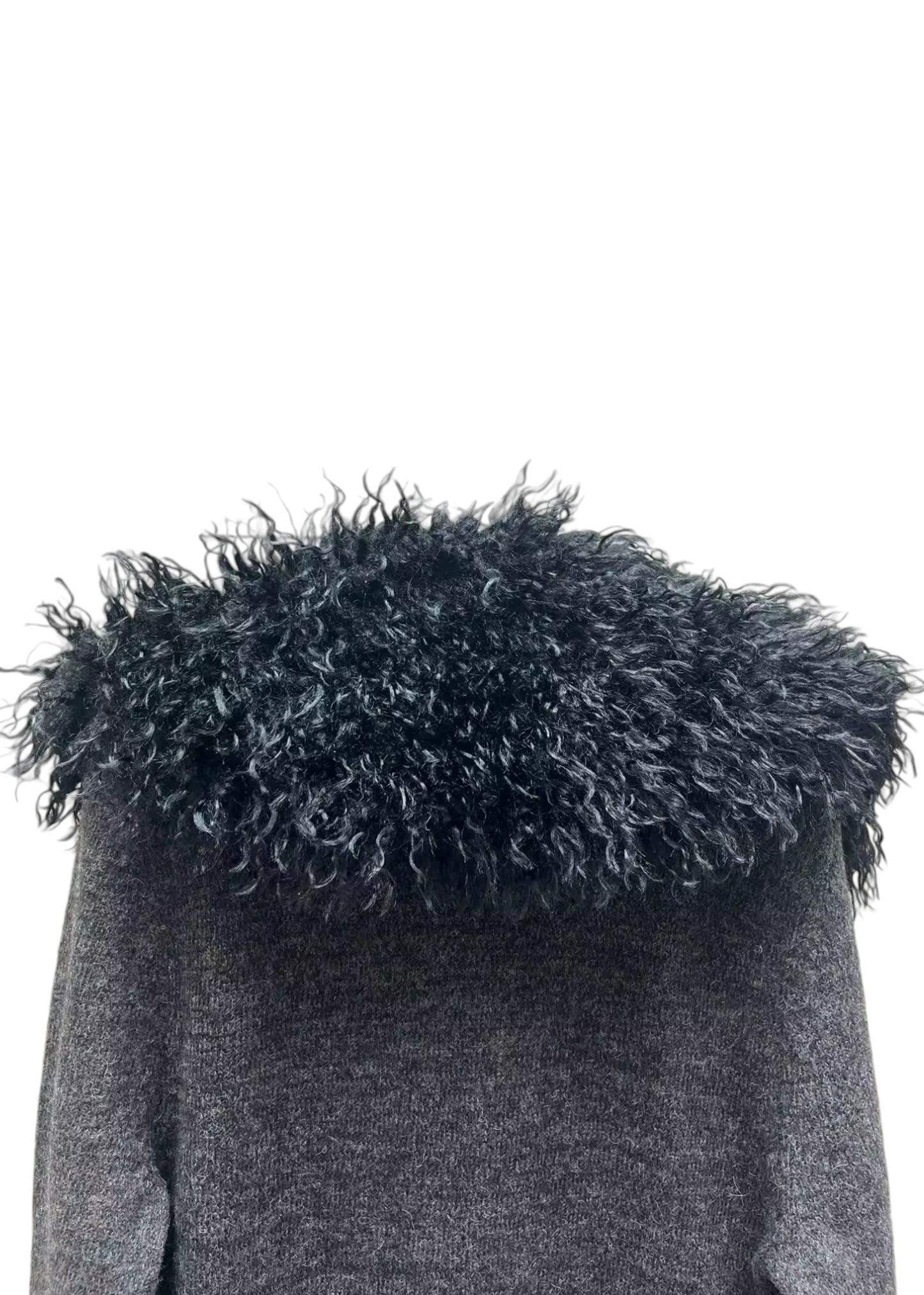 Harper Detachable Faux Fur Collar Coat