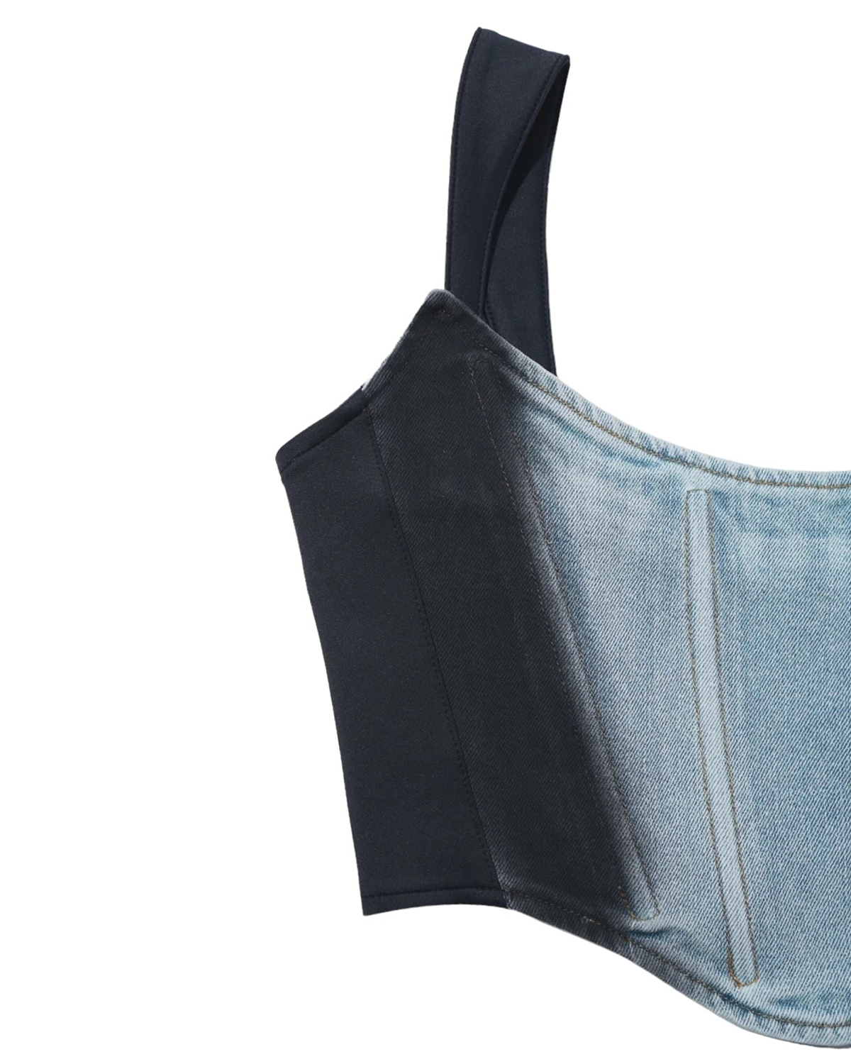 Iris Denim Corset