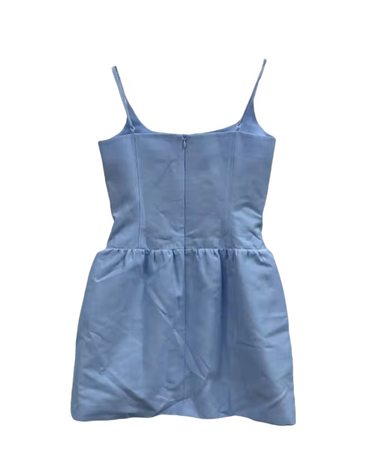 Lachlan Bow Micro Mini Dress  - Blue